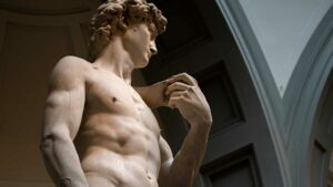 Statue de David à Florence en Italie
