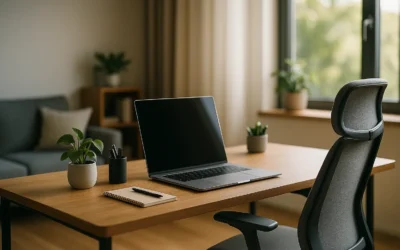 Comment aménager un espace de travail productif et agréable chez soi ?