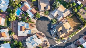quartier de maison prometteur