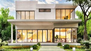 maison moderne cubique