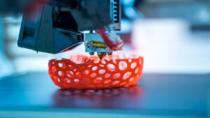 impression 3d rouge