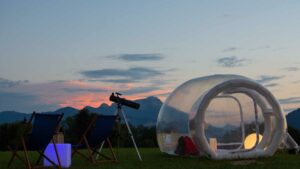 voyagez dans une bulle